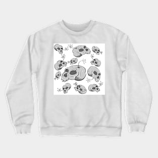 Skull Bomb (Grey Scale) Crewneck Sweatshirt